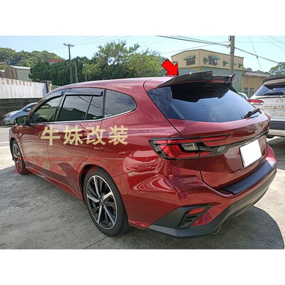 斯巴鲁WRXWAGON改装V款尾翼顶翼