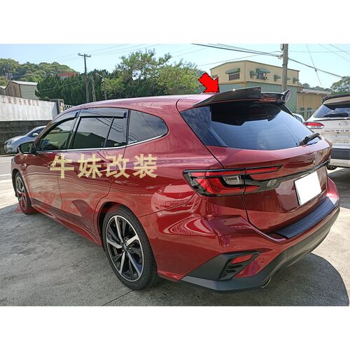 斯巴鲁WRXWAGON改装V款尾翼顶翼