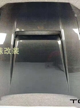 香港Topmix 奥迪Audi 17-20款A4L S4碳纤维开孔机盖头盖引擎盖