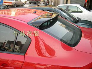 马三马六 台产99 323雨挡后窗顶翼尾翼晴雨挡 款 6经典 16款 马3