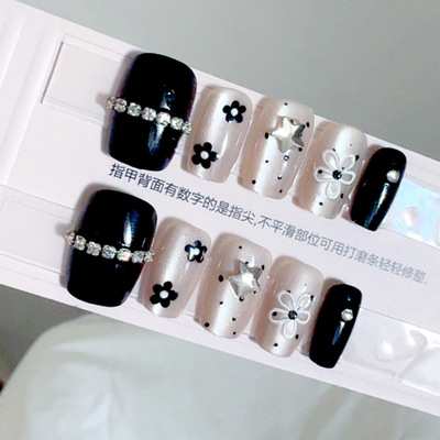 【小香风】猫眼纯手工穿戴甲指甲贴片美甲假指甲5083#