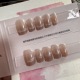 裸色月牙法式 纯手工穿戴甲指甲贴片穿戴美甲假指甲5233