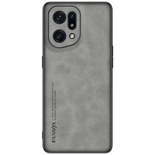 适用于oppofindx5手机壳findx5pro保护套新款羊巴皮oppofindx5全包防摔复古轻奢全包高级感商务小羊皮男士女