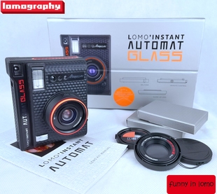 乐魔Lomo拍立得相机glass广角大光圈玻璃镜头一次成像mini相纸
