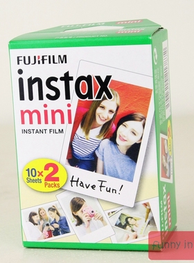 原装进口日本富士迷你相纸mini7s/8/25/50S/90白边20张lomo拍立得