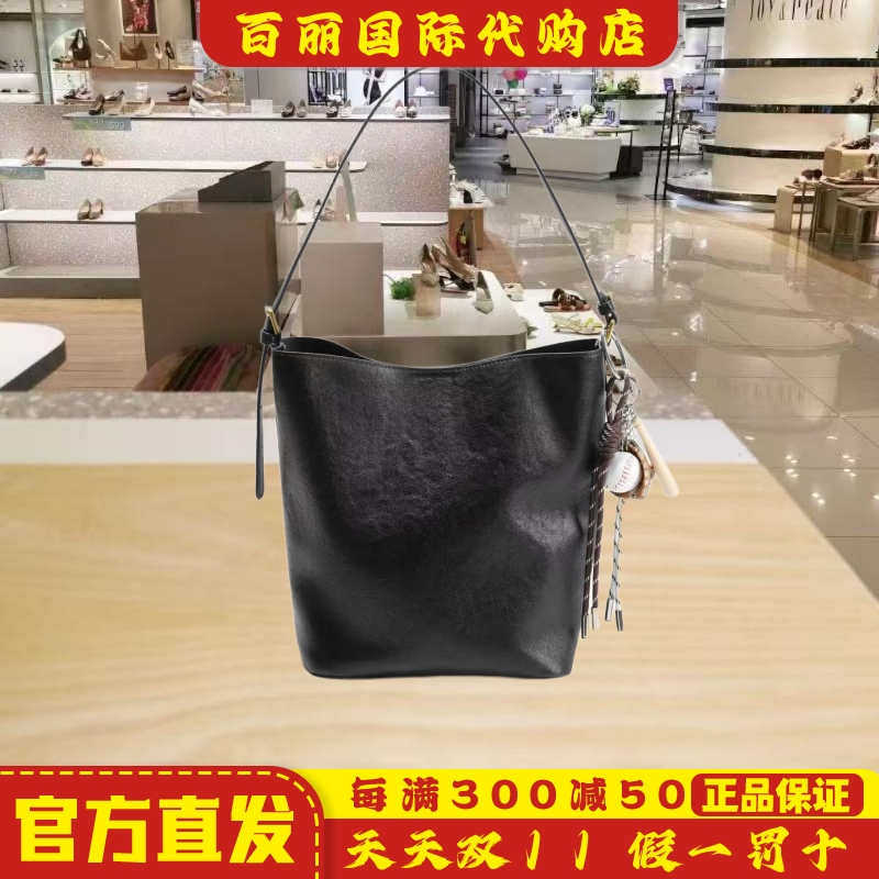 百丽女包包2025新商场款质感通勤