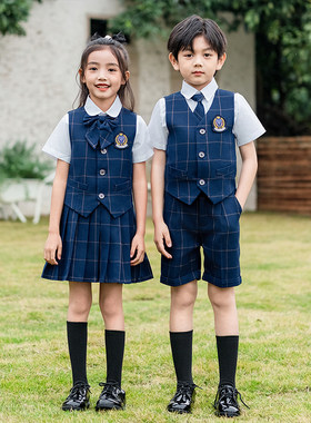 春夏男童女童幼儿园园服校服套装
