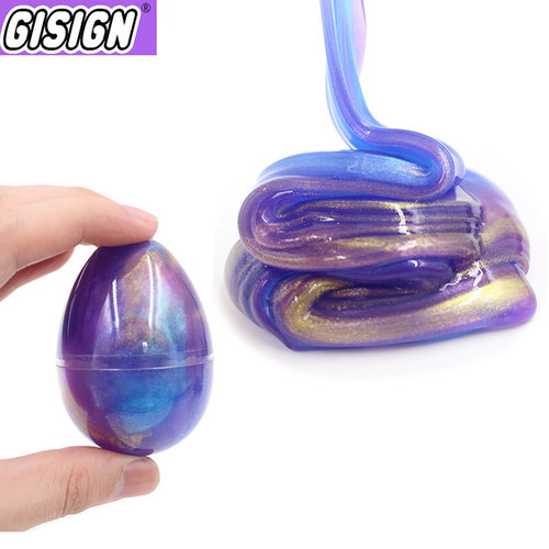 星空史莱姆水晶泥减压鸡蛋彩泥diy橡皮泥slime果冻泥儿童生日礼物