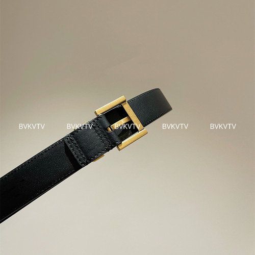 BVKVTV 简约百搭！纯牛皮2cm 3cm复古金属扣腰带皮带女