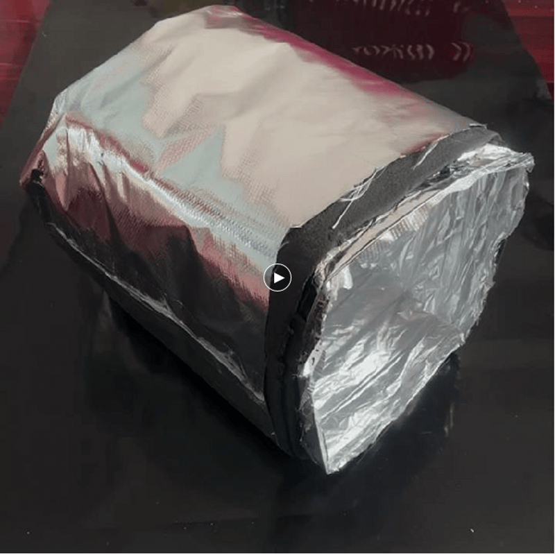 铝箔延长方形软连接通风管道