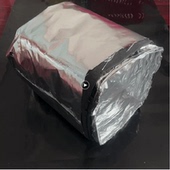 方形中央空调铝箔软连接共板风机盘管出风口保温软管通风管道延长