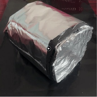 方形中央空调铝箔软连接共板风机盘管出风口保温软管通风管道延长