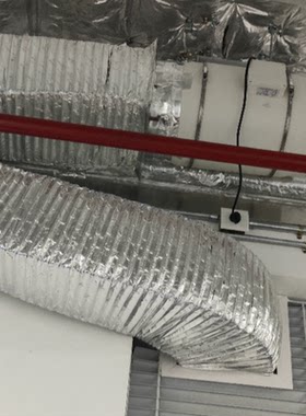 中央空调铝箔软连接方形保温风管