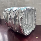 玻纤布玻璃棉 空调管道保温管 铝箔橡塑通风管 加密钢丝 定制方形