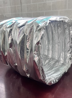 定制方形加密钢丝橡塑保温风管