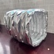 定制方形 铝箔橡塑通风管 玻纤布玻璃棉 加密钢丝 空调管道保温管