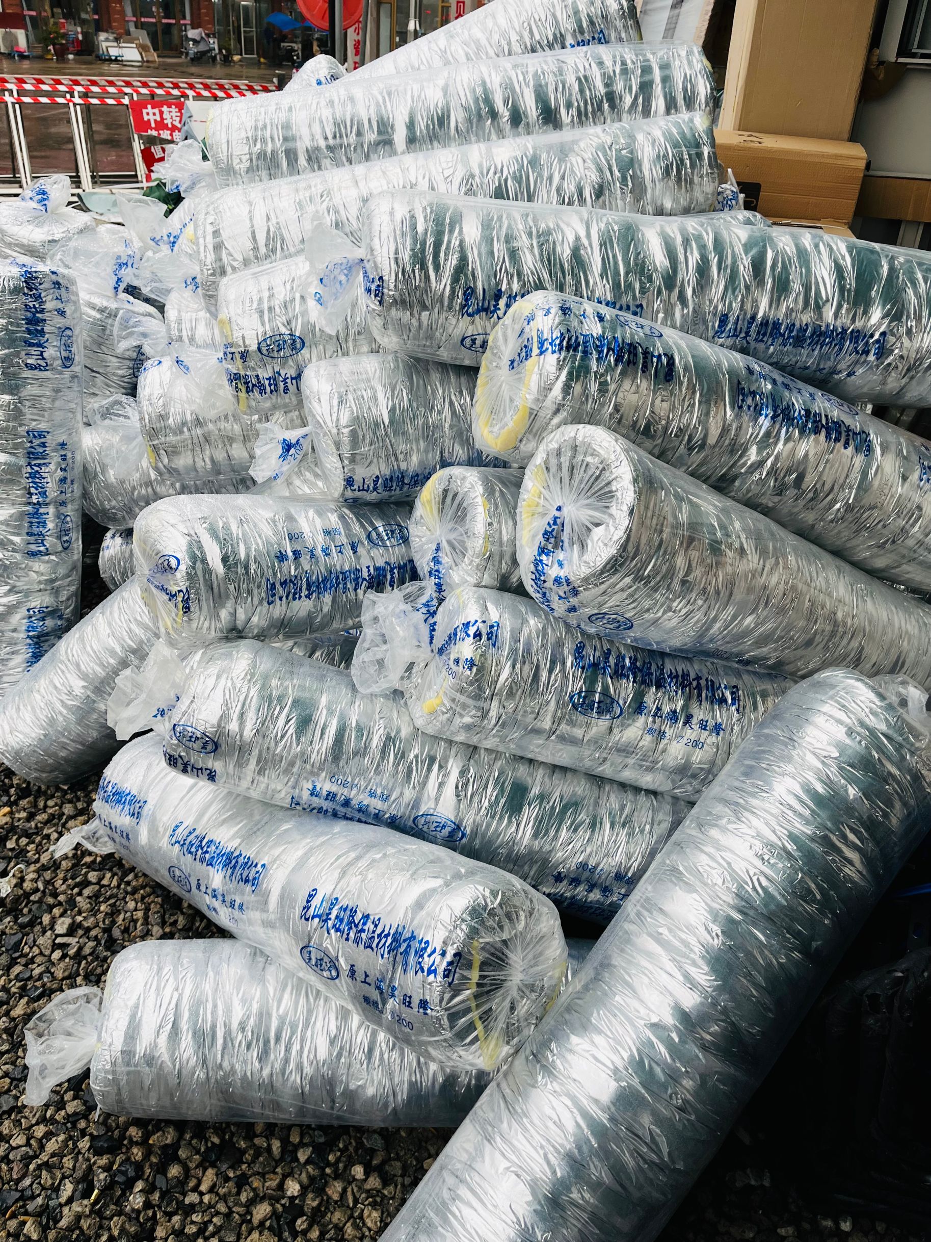 铝箔软管通风管玻纤布中央空调