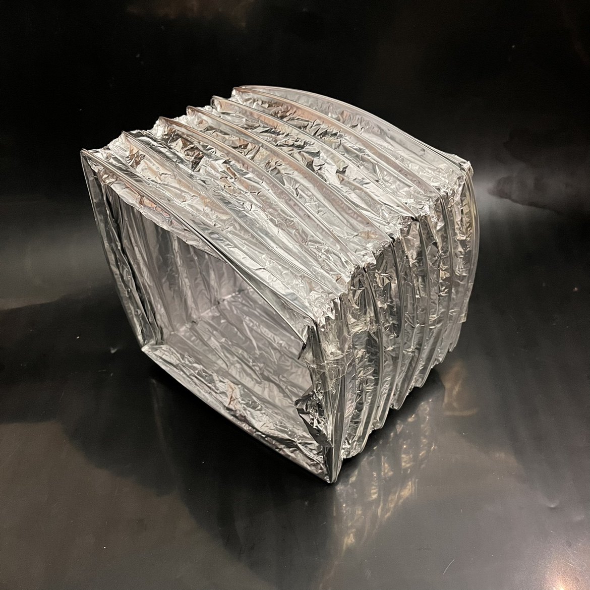 方形 中央空调铝箔软连接风机盘管伸缩保温软管通风管道外机导风