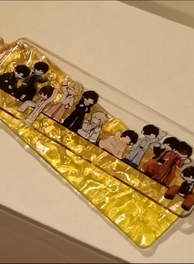 刘宇宁周边礼品演唱会应援小礼物挂件包挂亚克力水波纹钥匙扣定制