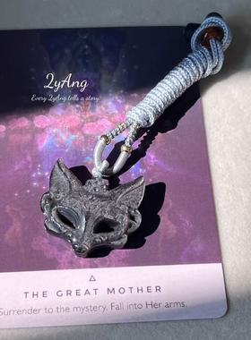 澜山能量银曜石项链喜水