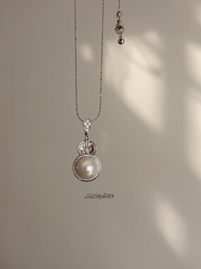 26年新款福气生财诸事顺利天然超级大珍珠女项链长辈妈妈礼物高奢