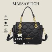 秋冬上新女士包包菱格包2024爆款 手提包时尚 百搭洋气单肩斜跨包女