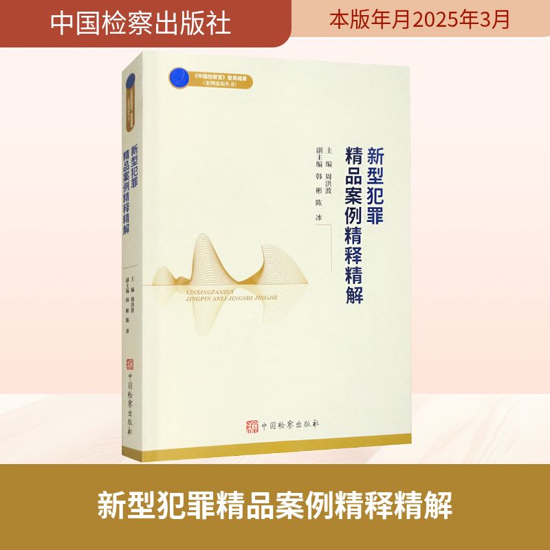 新型犯罪精品案例精释精解 周洪波 涵盖网络新型犯罪 电信网络诈骗 新型支付方式下的财产犯罪 套路贷案件 利用DDoS攻击行为的认定