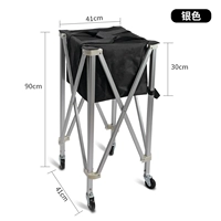 Серебряная теннисная тележка, 1 шт, 200 шт