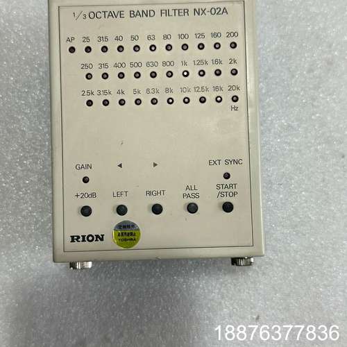 RION 1/3 OCTAVE BAND FILTER NX议价