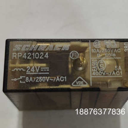 RP 421024 SCHRACK继电器 24V 8脚 原装议价
