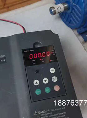 众辰变频器4KW，HLC4D0H-3，成色如图，每一个跟图片议价