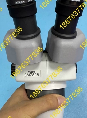 尼康SMZ645双目体式显微镜，配原装C-W10xA/22目 议价