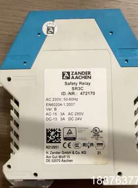 ZANDER+AACHEN+安全继电器+SR3D+47227议价