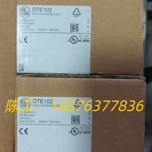 全新正品德国IFM易福门DTE102 RFID估算单元，型号议价