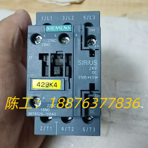 新款SIRIUS接触器，型号3RT6026-1BB40议价
