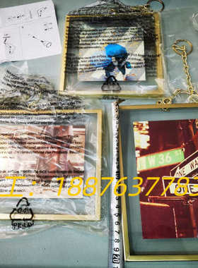 海关购得 Umbra北欧风格金属边玻璃相框简约风 相框金属挂议价
