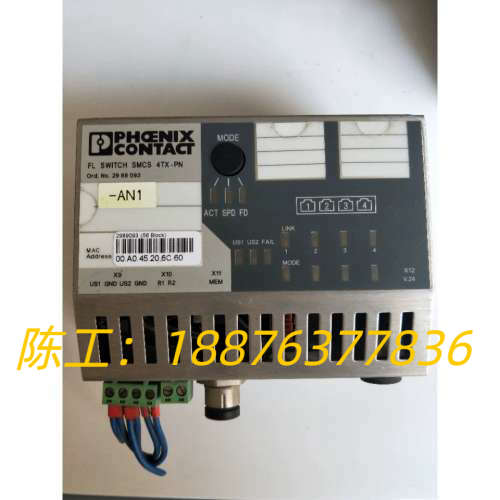 拆机正品  FL SWITCH SMCS 4TX-PN 2989093实物拍摄现货议价