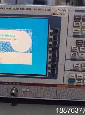 罗德ZVB8 双端口网络分析仪、频率:300MHz-8GGH议价