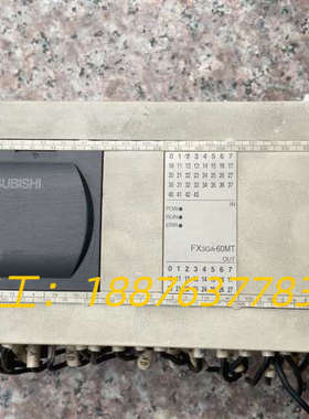 三菱FX3GA-60MT-CM，原装正品，外壳有破损，功能包议价