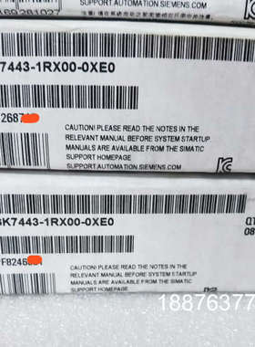 6GK7 443-1RX00-0XE0  F原装原标正议价