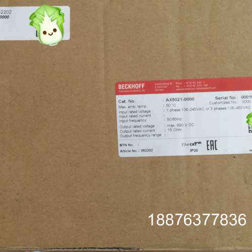 AX5021-0000驱动器德国倍福beckhoff全新原装议价