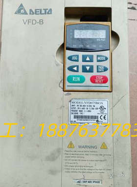 台达VFD075B43A现货实拍功能包好，外壳有破损，风扇声议价