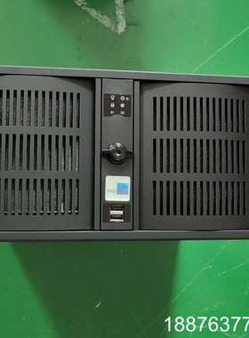 INO NET 工控机箱，黑色服务器机箱，带USB接口和锁扣议价