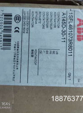 正品交流接触器 A145D-30-11库存全新带包装，议价