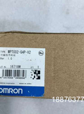 全新文本MPT002-G4P-V1，仓库库存一台，实物