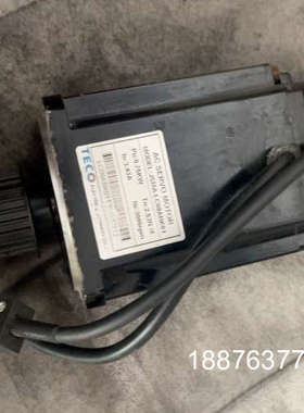 #电机  东元TECO伺服电机，型号JSMA- LC08AB议价