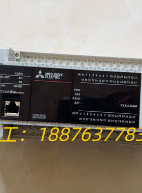 三菱PLCFX5U-64MT/ES，没有端子，实物图，不知道议价