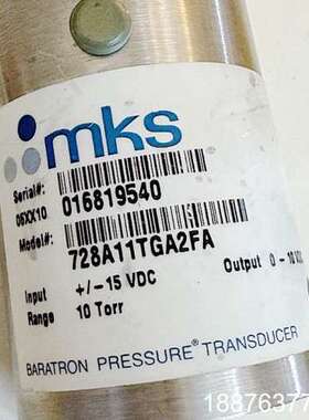 MKS728A11TGA2FA。Range 10 Torr.议价