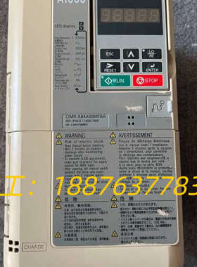 安川变频器CIMR-AB4A0004FBA一台，功能包好，成议价