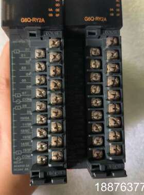 LS PLC模块 G6Q-RY2A，拆机件，成色看图议价